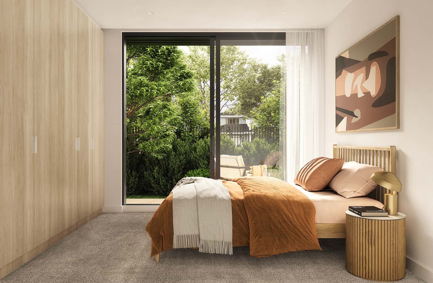 inside view of a master bedroom